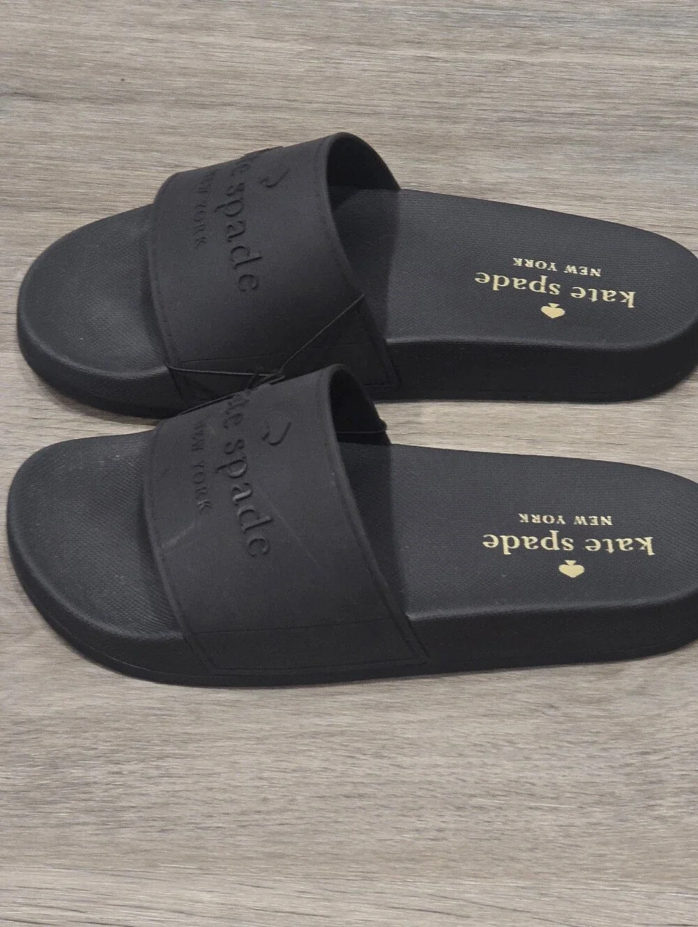 Kate Spade New York Sunny Slide Sandals- Black